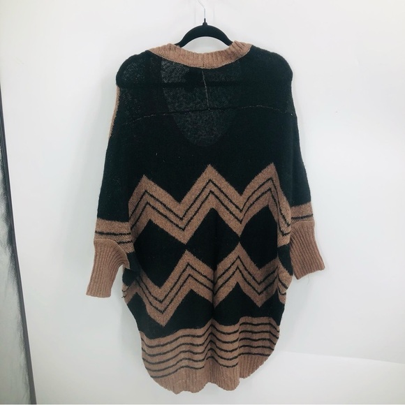 Bisou Bisou‎ Brown and Black Knit Sweater Size medium - Picture 6 of 9